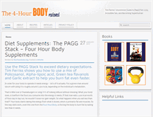 Tablet Screenshot of fourhourbody.org